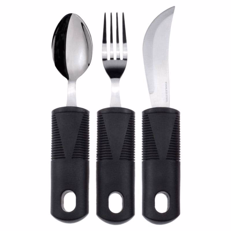 Product photo: Vive adaptive utensil set, from the brand's product page